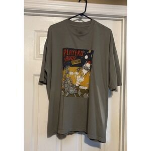 Mens 2x Shirts ~ Classic Player 2x Men's T Shirt, Gamer 100% Cotton Gray T Shirt